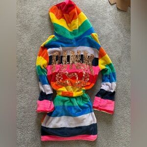 RARE Pink Victorias Secret Sequin Sherpa
Rainbow Robe